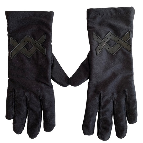 Berkshire Accessories - Berkshire Handkrchf Women’s Black Vintage Gloves